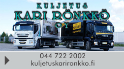 Kuljetus Kari Rönkkö Oy logo